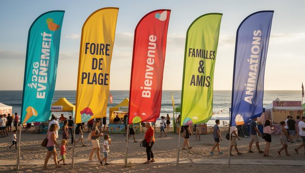 Pourquoi les beach-flags personnalisés dynamisent la visibilité des événements en 2026 ?
